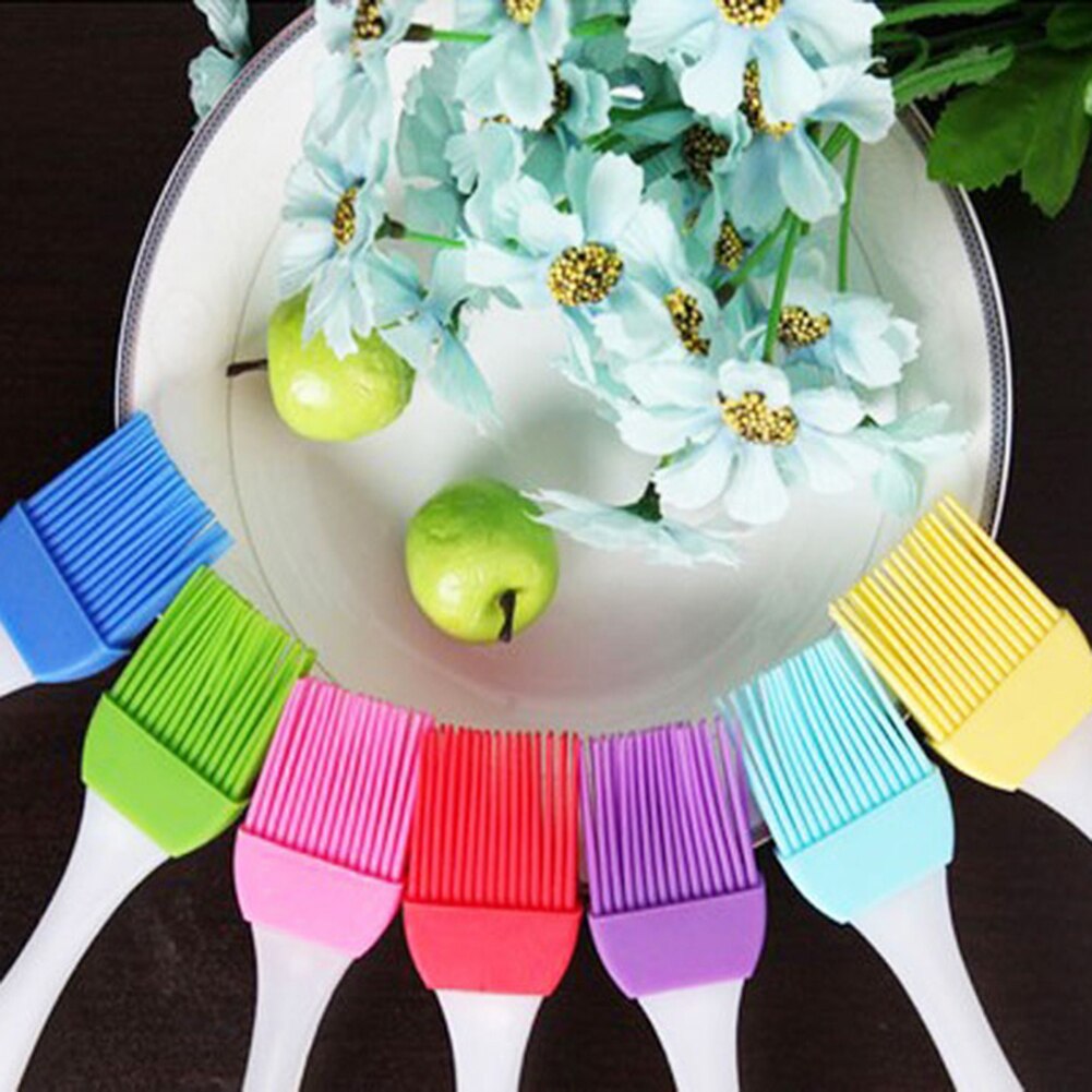 Siliconen bakborstel barbecue bakvorm cake gebak brood bakvorm olie braadroom kookgerei kwast siliconen kwast silicagel olie kwast