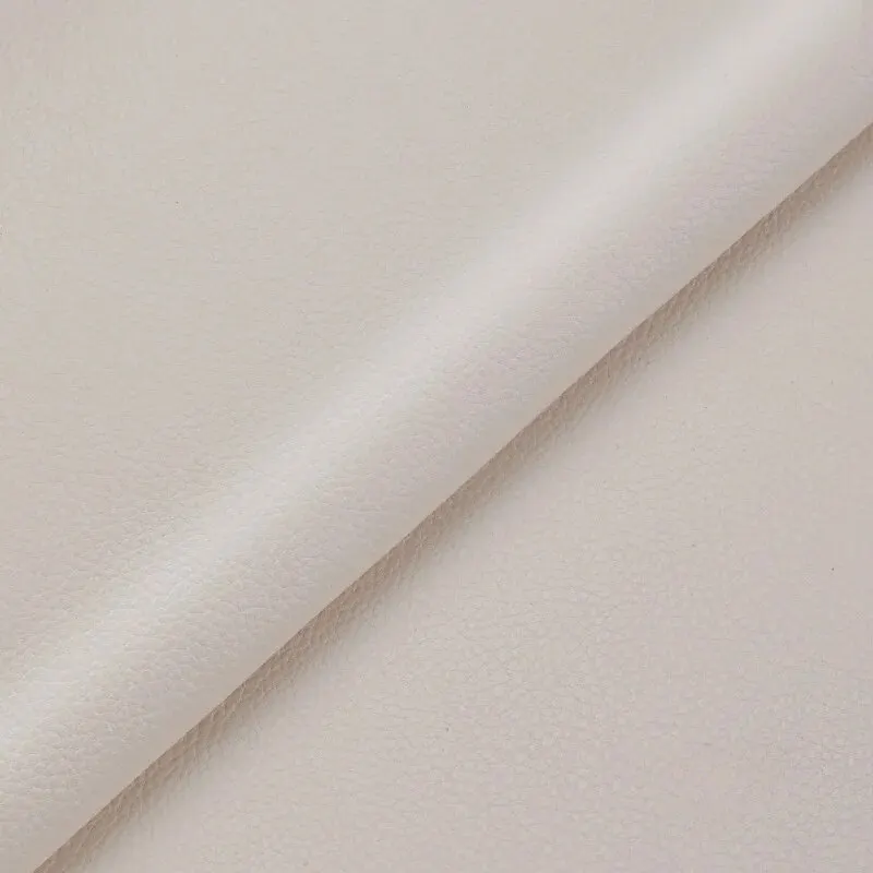 50x137cm (19,7x54inch) zelfklevende lederen reparatiepatchkit zelfklevende lederen tape voor bankmeubilair autostoelen PU bank Fab: WHITE