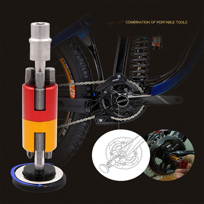 Bicycle Repair Tools mountain bike multitool bicycle for SHIMANO crank Invisible Repair Tool Set Portable Kit T25 Wrench Set