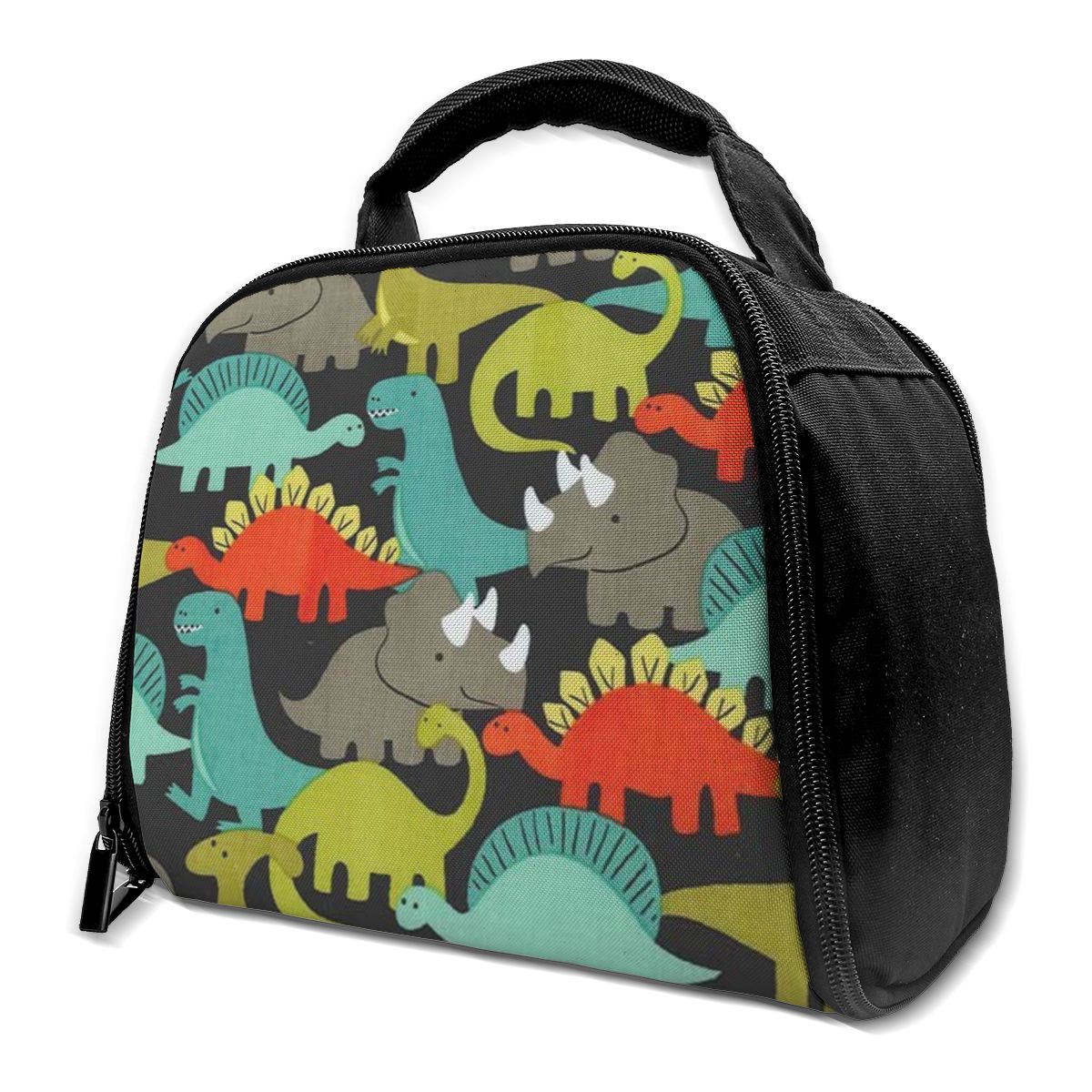 Noisydesigns Cartoon Dinosaurus Print Thermo Lunch Tas Waterdichte Koeltas Geïsoleerde Lunch Box Thermische Picknick Tas Voor Kid Eenvoudige: Default Title