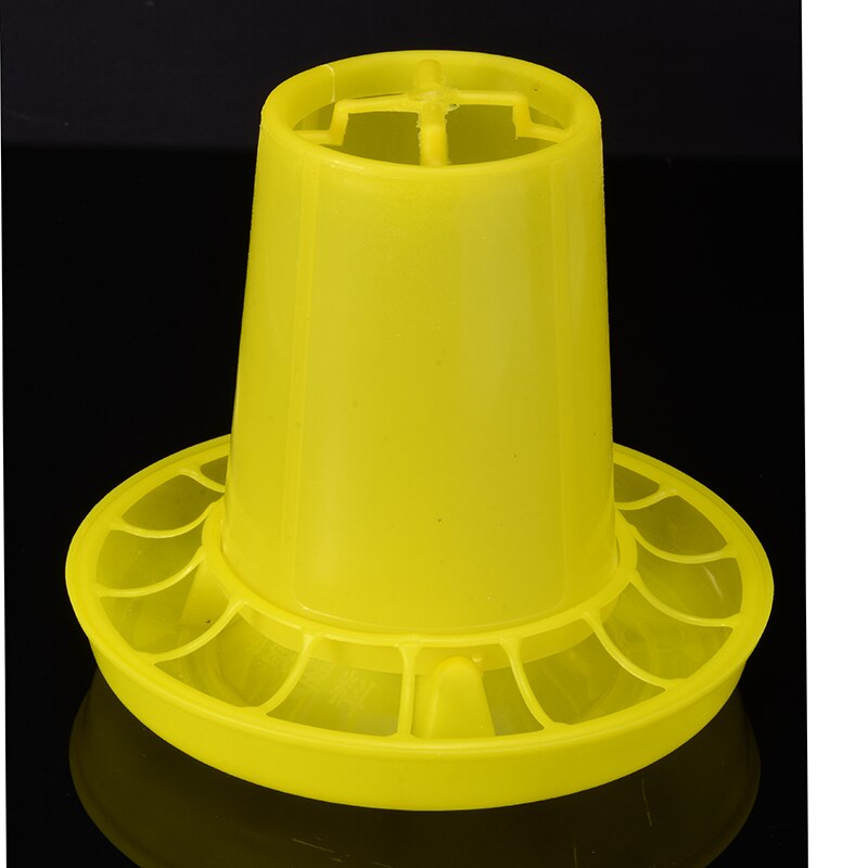 1pc Chicken Feeding Bucket 1kg Chicken Feed Bucket Poultry Plastic Chick Quail Feeders For Pigeons Birds