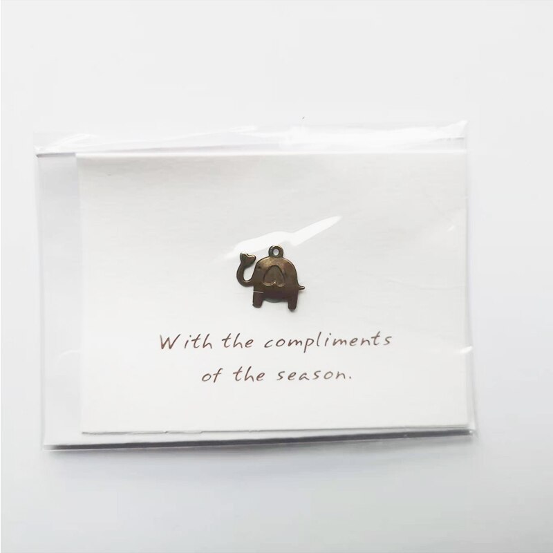 50Pack fold card with envelope greeting retro Metal Festival towers clover crown triumphal arch 8*6CM: J