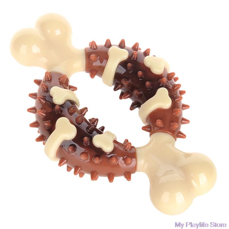 Durable Bone Dog Chew Toy Ergonomic Power Chew Dog Bones Improves Dental Hygiene for Aggressive Chewers Pets Playmate M31 23: A Type M