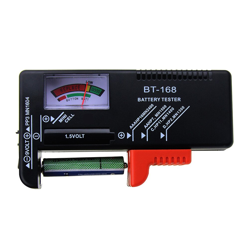 Universal battery tester aaa aa CD 9V 1.5V Button Cell Battery Volt Tester measuring instruments battery diagnostic-tool
