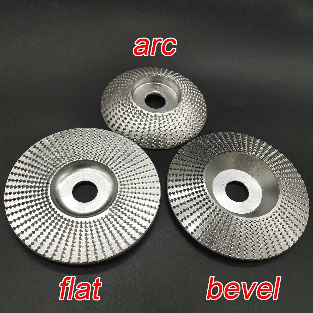 Ronde houten hoekslijpschijf schuurschijf haakse slijper wolfraamcarbide coating boring vormgeven schuren houtsnijwerk roterend gereedschap