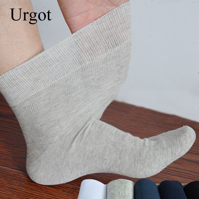 Urgot 5 par #39 butikk pluss butikk størrelser 48,49,50 alle-kamp uformelt virksomhet anti-lukt menn sokker sox meias calcetines hombre