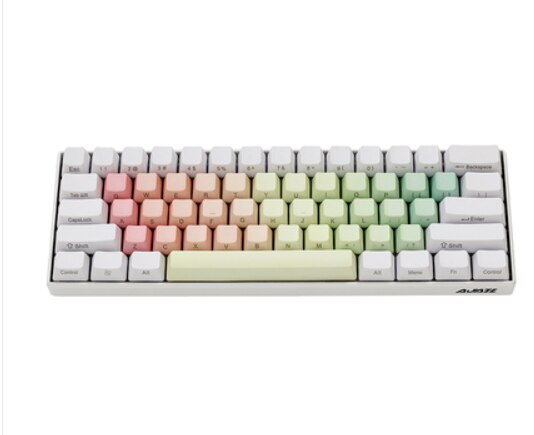 PBT copritasti è 60% 61 tasti fit per cherry MX interruttore tastiera meccanica libero di trasporto: VIOLA