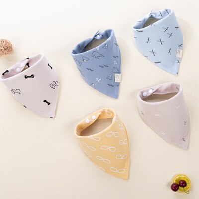 4 Stks/pak Baby Sjaal Burp Doek Bandana Katoen Slabbetjes Pasgeboren Baby Jongen Meisje Peuter Herfst Winter Sjaal Waterdicht Bib: 14