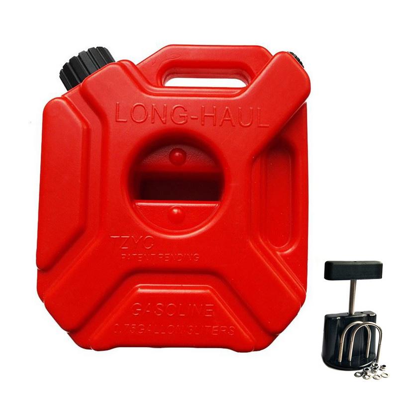 Tambor de aceite de reserva de coche, barril de gasolina de plástico antiestático, cubo receptor de coche de larga distancia, duradero, 5 litros, 1 ud.: 5L oil drum with hol