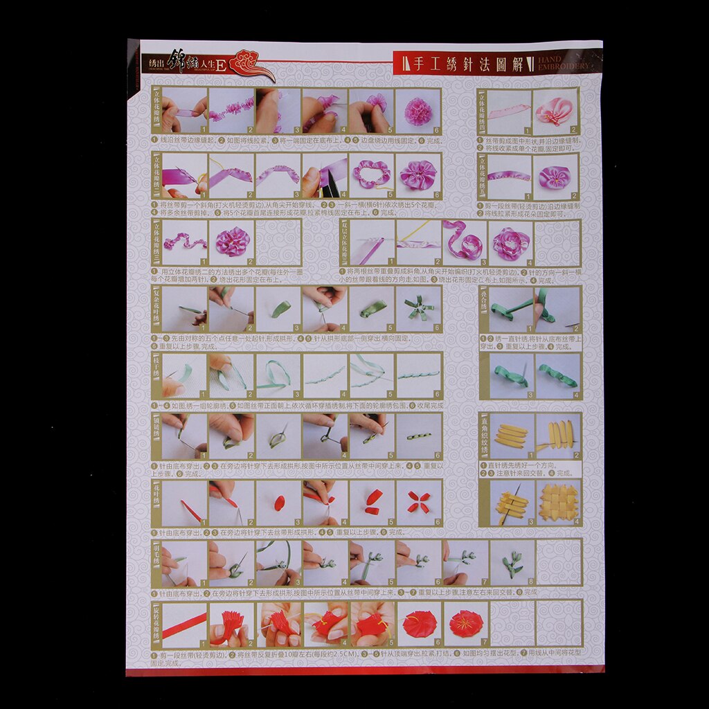 Handgemaakte Lint Borduren Pauw Schilderen Kit Gestempeld Kruissteek Diy