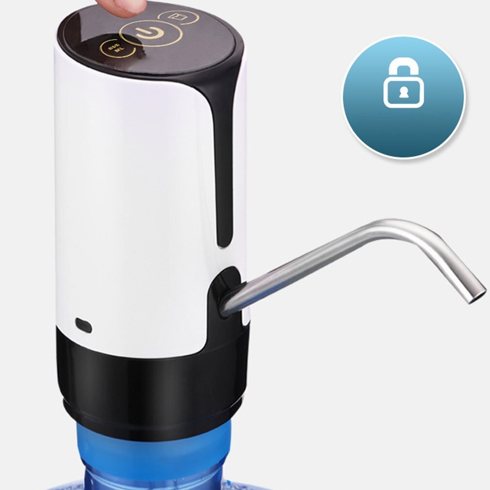 Household Light And Compact Rechargeable Drinking Fountain Barreled Mineral Water Electronic Drinking Fountain