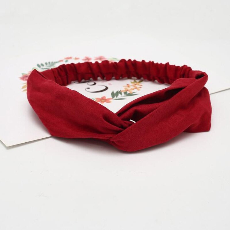 Diadema Lisa para mujer, turbante elástico para la cabeza, accesorios para el cabello para mujer, bandas para el cabello a rayas