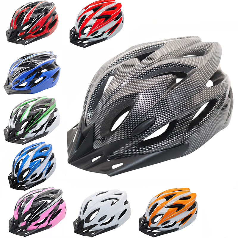Cykelhjälm komfortfoder ultralätt ihålig män kvinnor justerbar ridsäkerhet huvudskydd keps cykel mountainbike hjälm