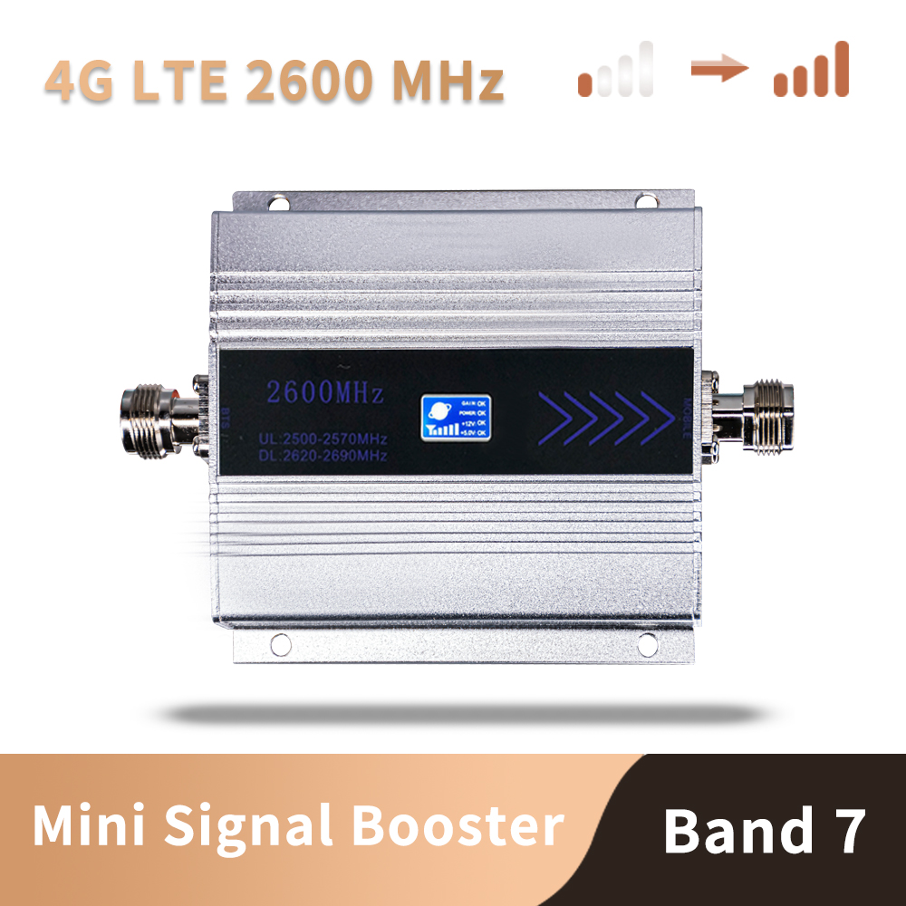 Amplificador de señal 4G FDD LTE 2600mhz (Banda LTE 7) repetidor de señal para teléfono móvil 4G LTE 2600 amplificador de señal móvil de red celular
