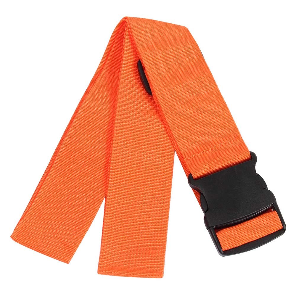 Reizen Bagage Bandjes Verstelbare Koffer Bundeling Tie Bagage Nylon Riem Met Gesp Zak Accessoires Anti-Diefstal 97Cm: Orange