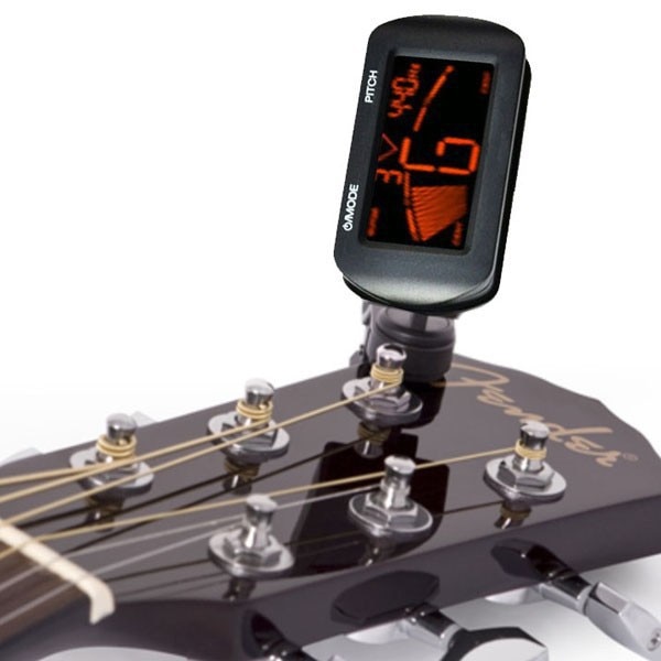 Electric Acoustic Guitar Tuner Digital LCD Clip-On Chromatic Guitar Bass Ukulele Violin Tuner - Fast Tuning