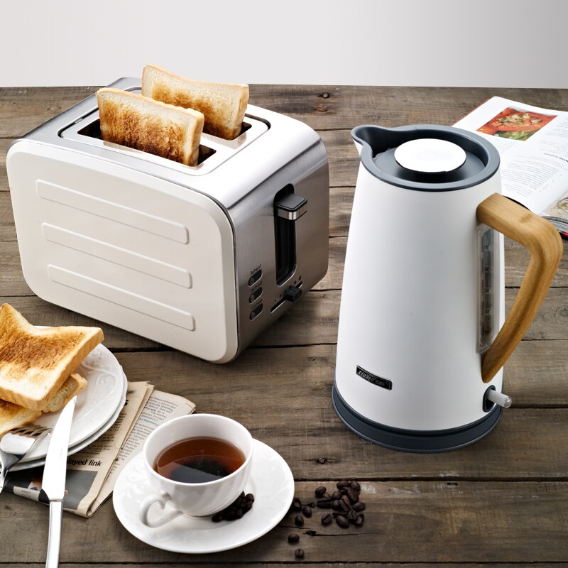 Mini automatic dormitory toaster stainless steel toaster home 2 piece breakfast machine
