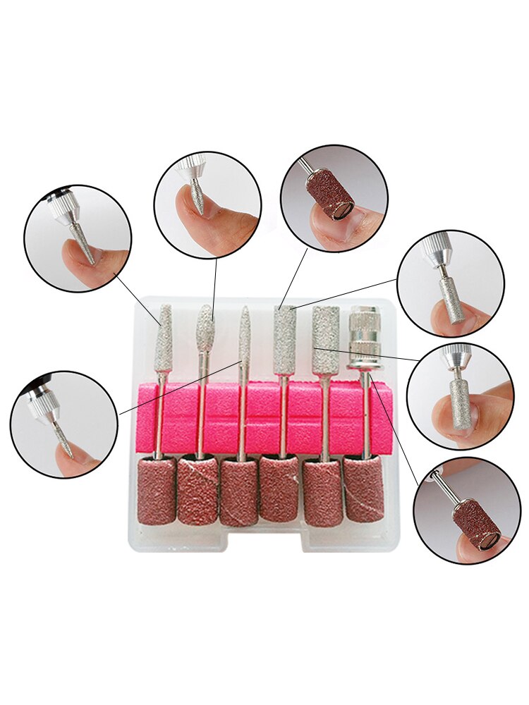 Apparecchi elettrici per Manicure Pedicure USB Macchina Del Trivello Del Chiodo Della Cuticola Remover Gel Unghie Artistiche Punte da Trapano Fresatura Rettifica Frese E Taglierine Per Micro SIM