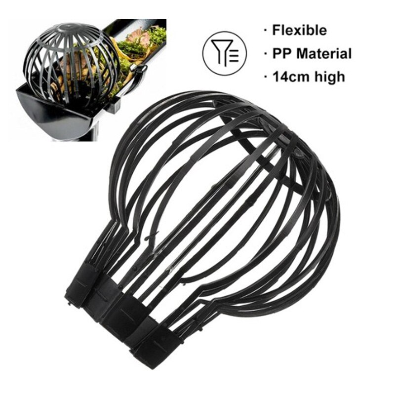 Crépine de filtre de gouttière de garde de gouttière de 2 pièces empêchant des Branches de débris de feuille la mousse de toit de boucher les tuyaux