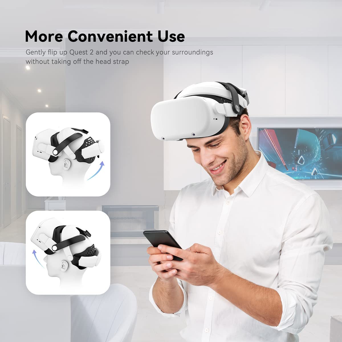 M3 Halo Band Voor Oculus Quest 2 Vr Headset Verstelbare Elite Band Verhogen Ondersteunende Kracht Voor Meta Oculus Quest 2 accessoires