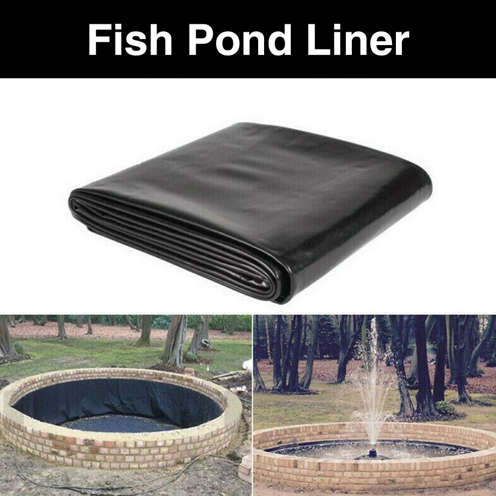 10x5ft Seam Tape Waterproof Lightweight Fish Pond Liner Durable HDPE Outdoor Garden Easy Install Rainproof Landscaping Pool