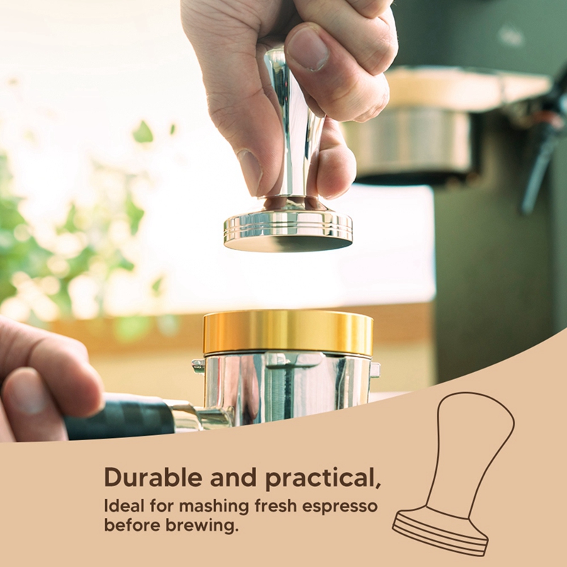 Coffee Tamper 51mm Espresso Coffee Tamper Espresso Tamper Suitable for Delonghi Handle Supporting Appliance Press