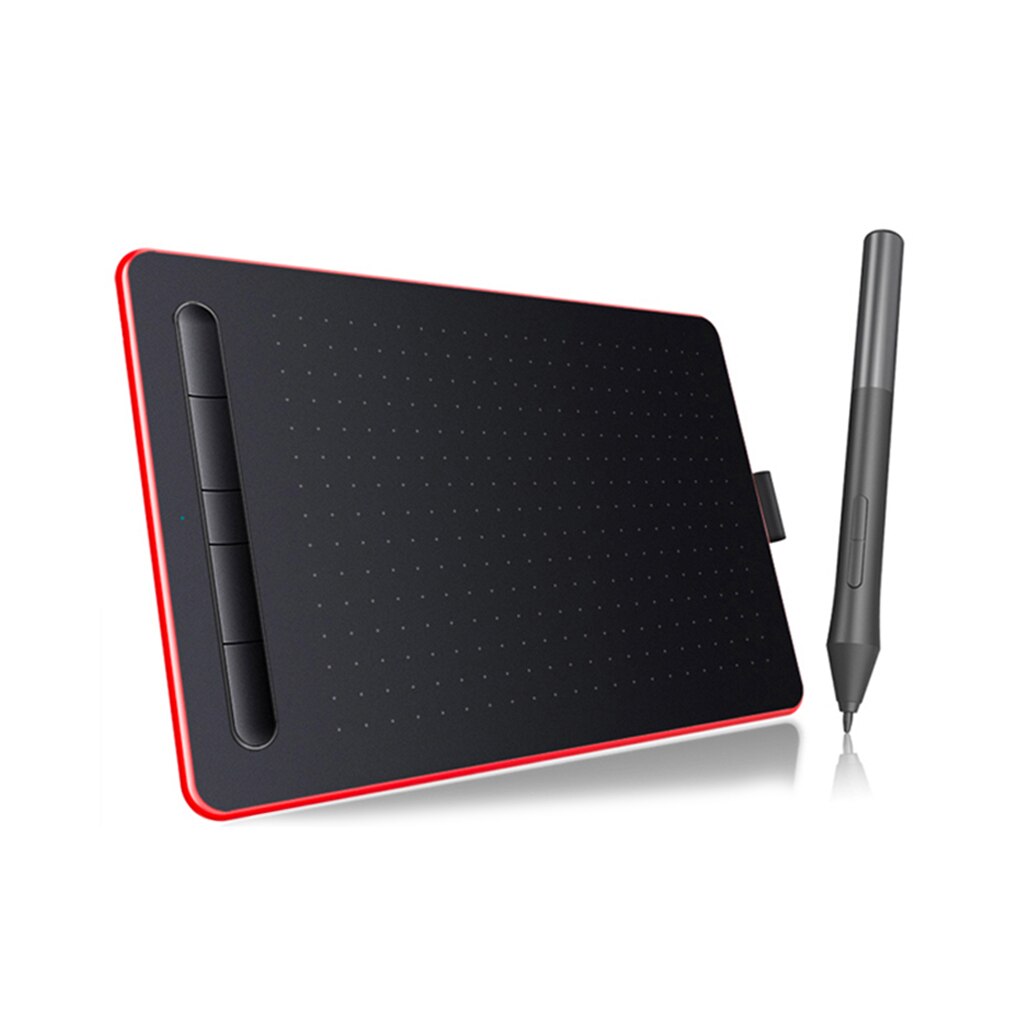 Vson Oplaadbare Grafische Tekening Tablet 5 Sneltoetsen Digitale Schetsen Panel Voor Beginners Volwassenen Laptops Accessoires: Red