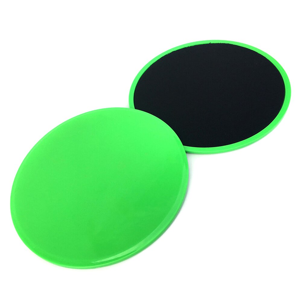 2Pcs Exercise Sliding Gliding Discs Yoga Fitness Abdominal Trainers Core Slider Disc Exercise Plate for Yoga Gym Abdominal Train: green