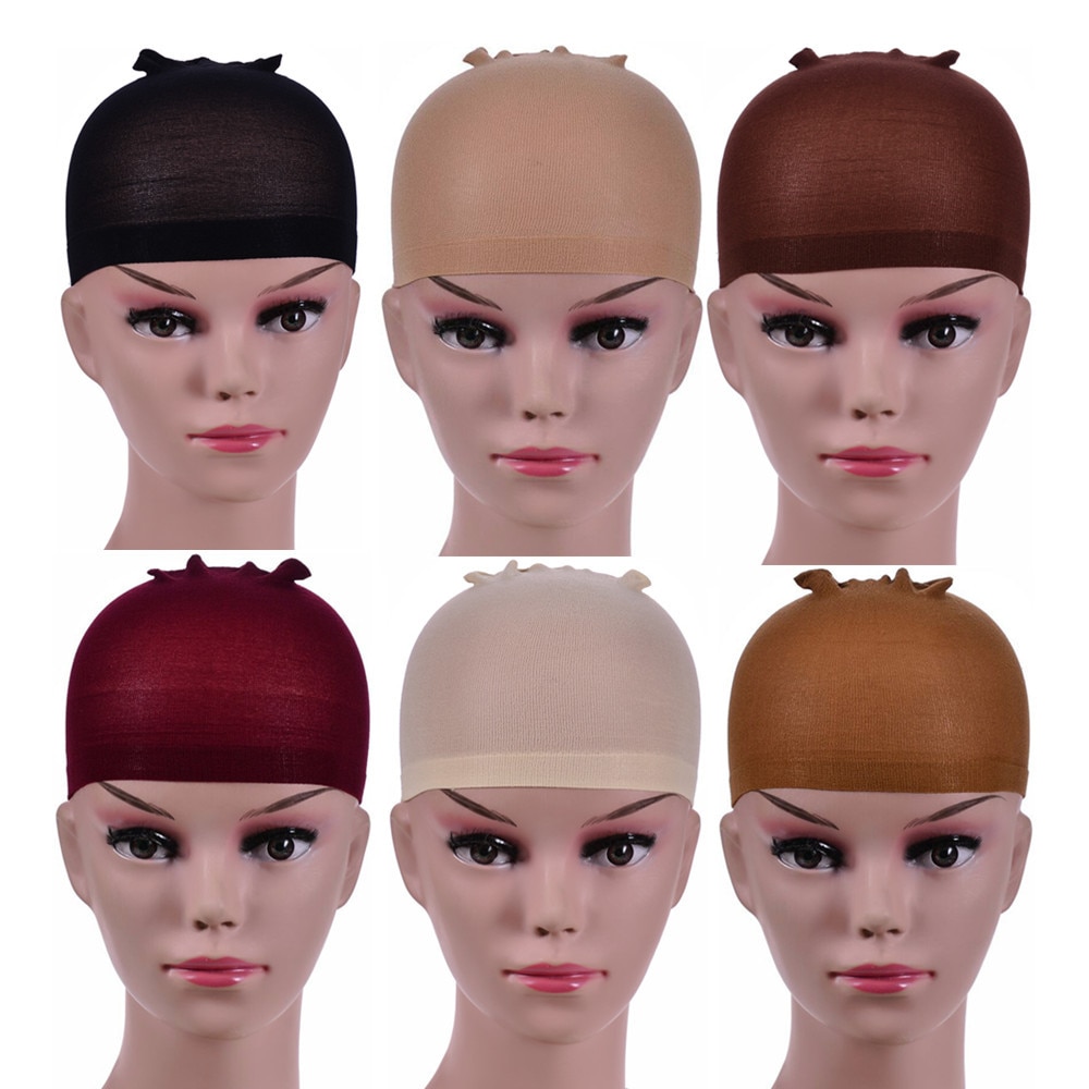 2 Stuks/pak Beste Deluxe Haar Pruik Cap Haarnetjes Voor Weave Stretch Mesh Pruik Cap Voor Het Maken Pruiken Haar care Styling