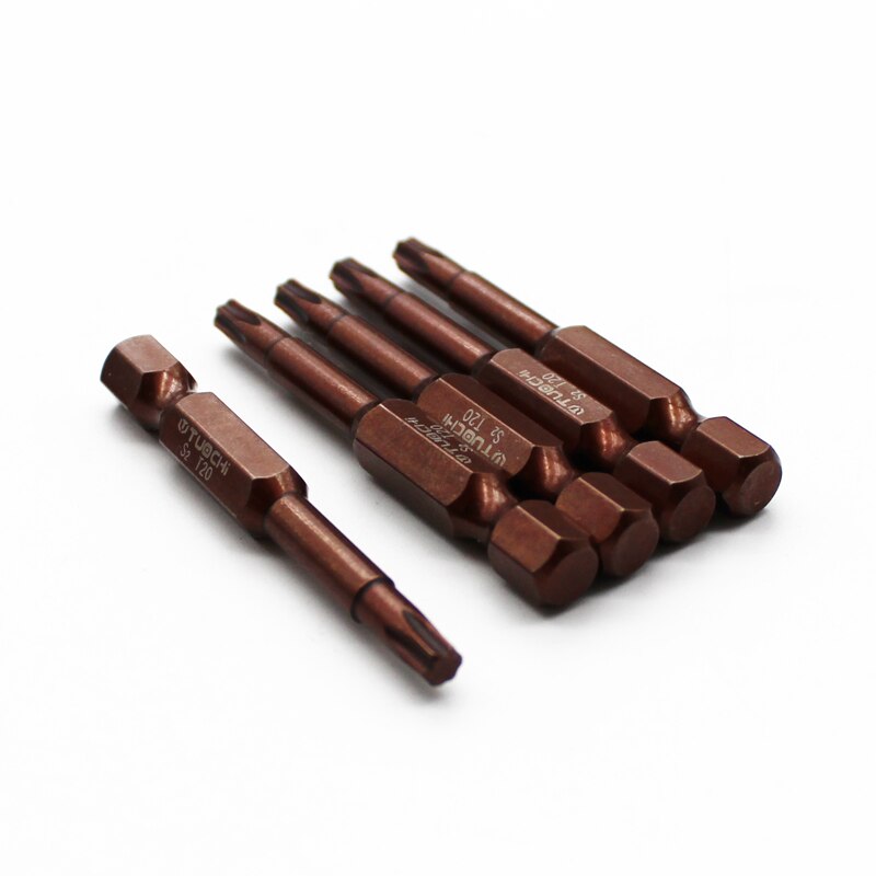 5pcs Torx Screwdriver Bit Set 1/4 Hex Shank Star Screw Driver Bits Home Hand Tools