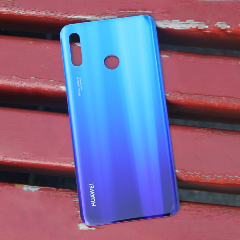 Capa traseira de bateria huawei p30 lite p30lite, proteção traseira original da caixa do telefone: For Rear Camera 48MP / Aurora Blue