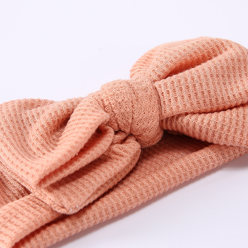 Diadema con lazo grande para bebé, diadema ancha elástica de Color sólido, cinta para el pelo para niña recién nacida, turbante, accesorios para el cabello, para la cabeza