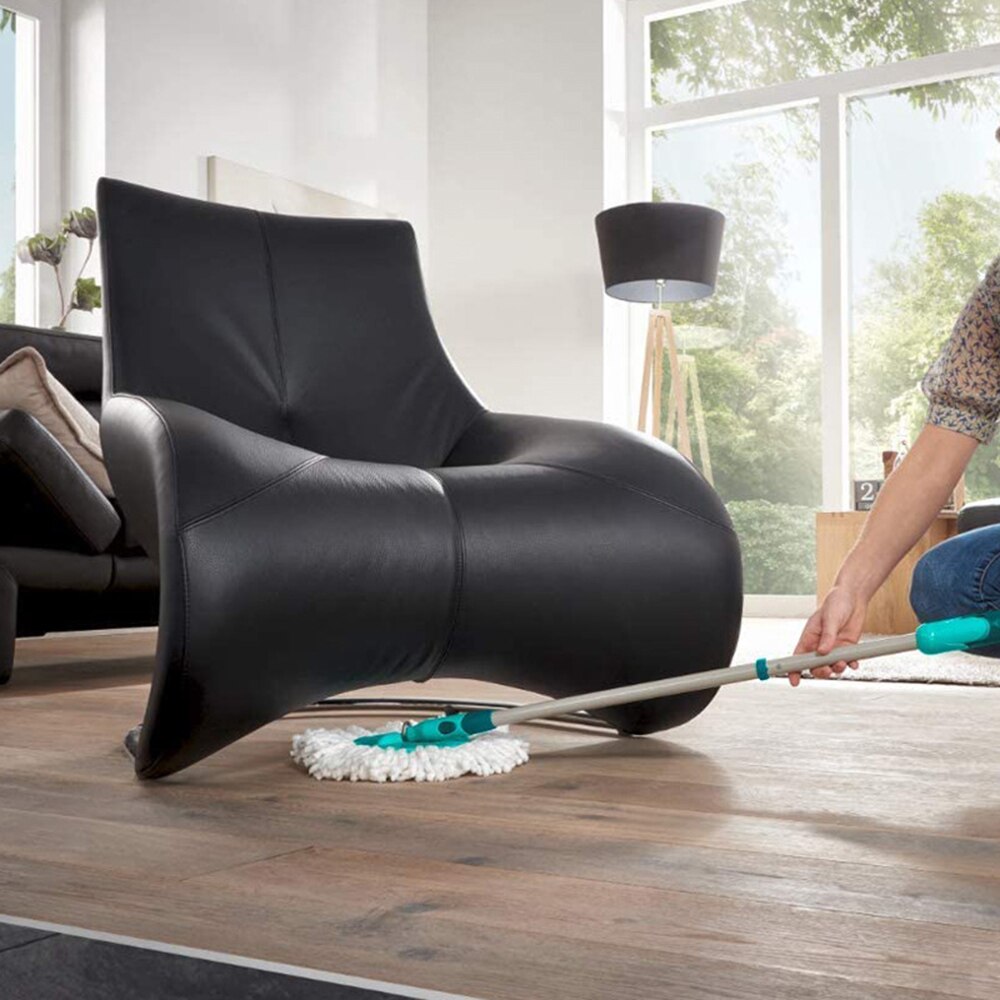 Wymienna głowica ścierka robić mopa bezdotykowa obrotowa robić płyty Leifheit elastyczna