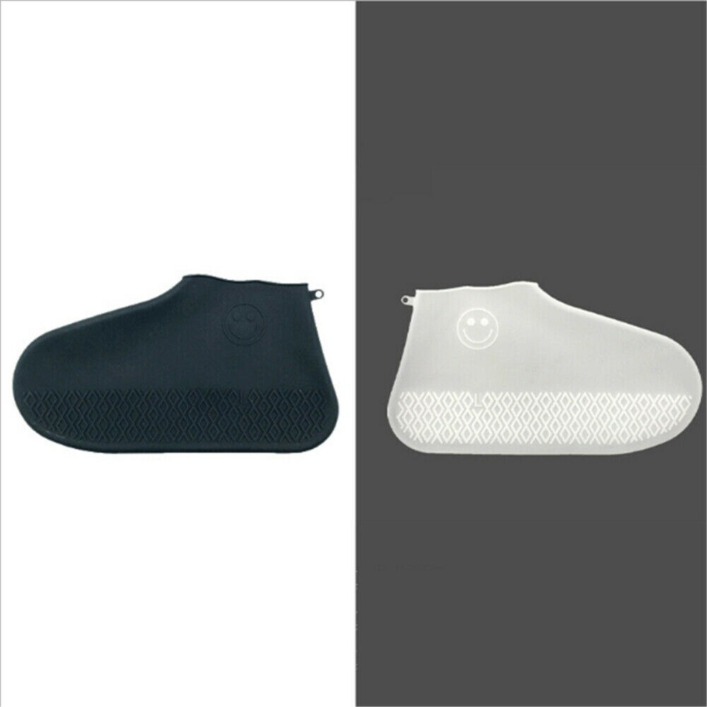 Reusable Shoe Covers Pair of Waterproof Silicone Rain Shoe Protectors Overshoes
