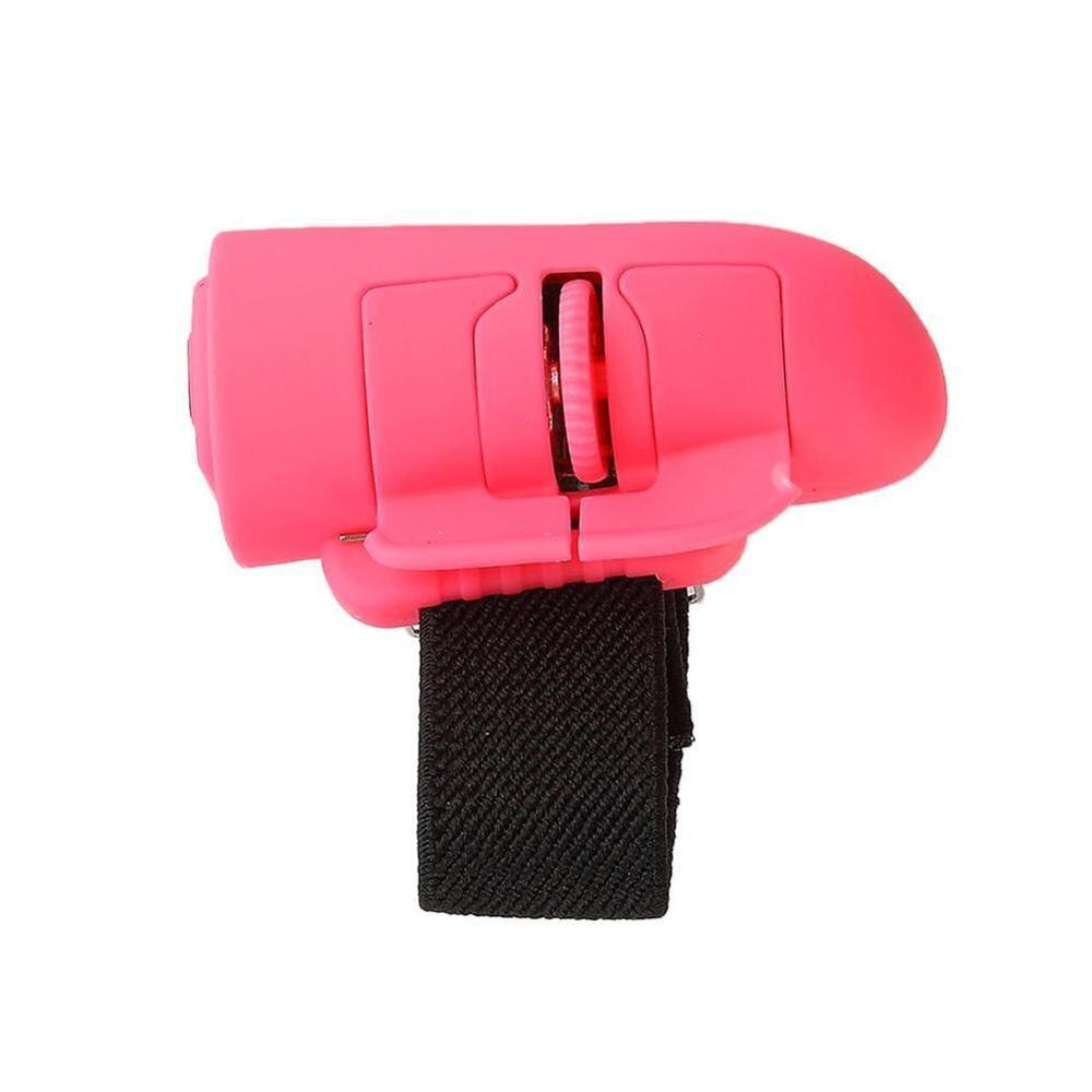 Portable Mini Finger Mouse 2.4GHz USB Wireless Optical Lazy Mouse 1200Dpi Desktop For PC Rings Finger Laptop U2V2: red