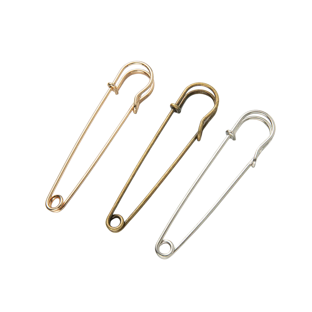 20Pcs Large Bright Metal Safety Pins Blankets Crafts Skirts Kilts Brooch Fasteners Jewellery Classic Accessories DIY Supplies