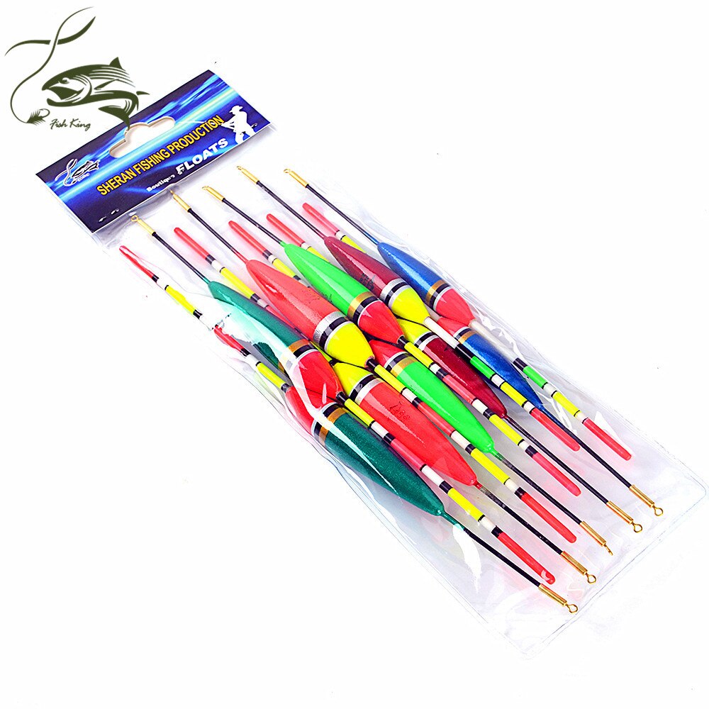 Vis Koning 10 Stks/partij 1G 2G 3G 4G 5G Multi Karpervissen Vlotter Bobber vis Dobbers Flotteur Peche Pesce Bulk Visgerei