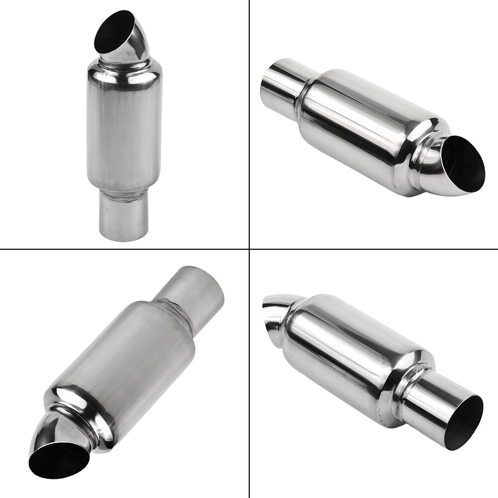 51mm Car Muffler Pipe Exhaust Downpipe Sound Tuning Exhaust Pipe Turbo Sound Whistle Vehicle Refit Device Auto Muffler Parts