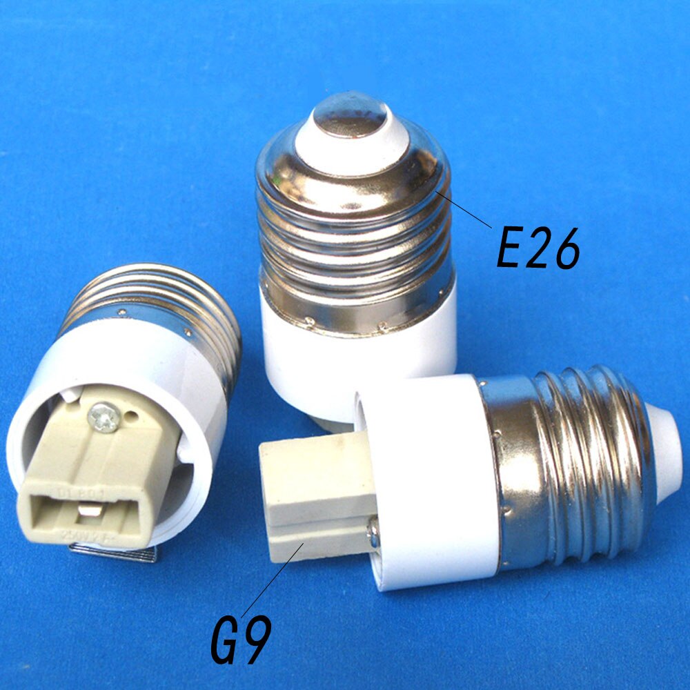Led socket 10pcs e26 om g9 led socket adapter lamp grandado