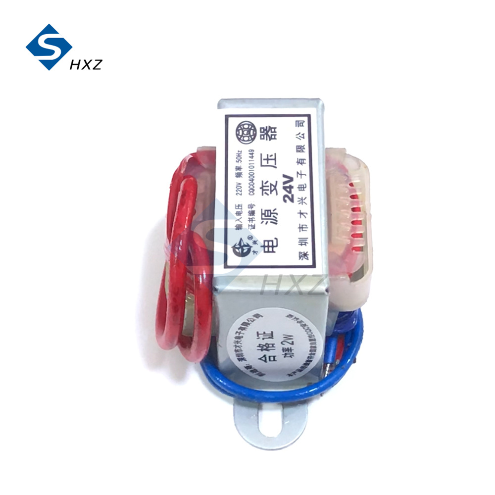 2W Single Voltage 2-wire Output Power Transformer AC220 to AC24V / AC15V / AC 12V /AC 9V / AC6V AC-AC Step-down Power