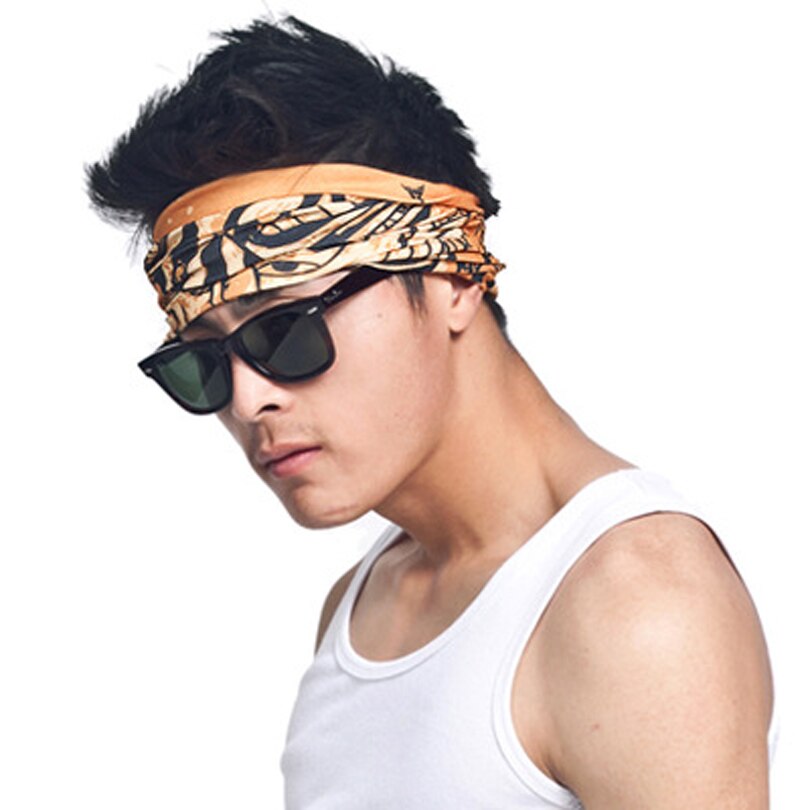 Magic Polyester Bandana Microfiber Headwear Seamless Tubular hijab Neck Tube Sports Scarf Mask Headband Motorcycle Kerchief