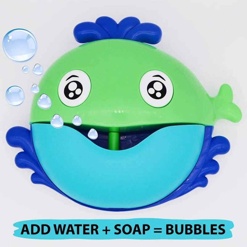 Babybadje Speelgoed Muziek Walvis Bubble Machine Bad Bubble Machine Met Suckers Automatische Bubble Machine