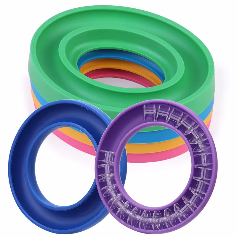 MIUSIE Bobbin Holder Sewing Tools Plastic Bobbin Storage Box Rubber Ring Sewing Needles Saver Handicraft Portable Sewing Tools
