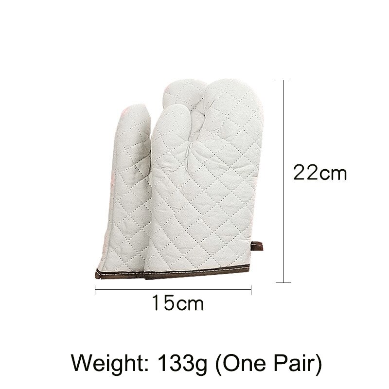 Guantes para hornear, manoplas aislantes térmicas para horno microondas, resistentes a altas temperaturas, antiquemaduras: Small