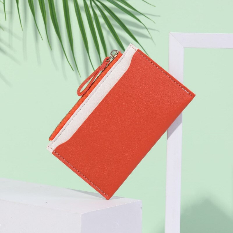 Kwastje dames portemonnee klein schattig portemonnee dames kort leren kaarthouder portemonnee rits portemonnees portefeuille dames handtas clutch