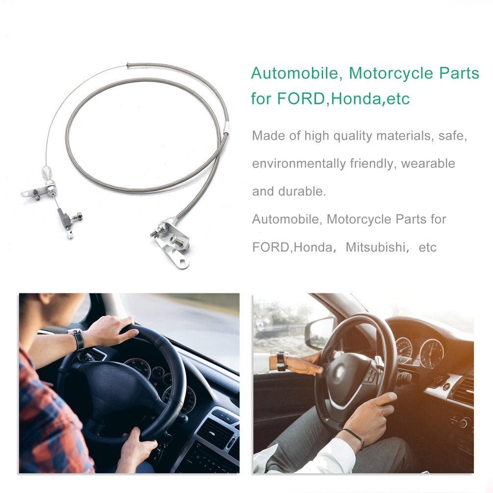 Voor Ford C6 Roestvrij Gevlochten Kick Down Kabel Transmissie Pal Kickdown Trans C-6 Auto Accessoires