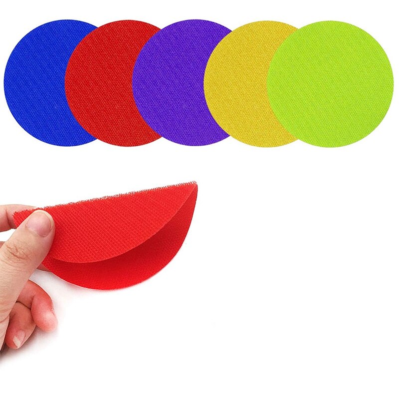 30PCS Carpet Spot Markers Carpet Circle Spots Markers Floor Sit Spots Circles Sitting Markers Dots for Kids Classroom