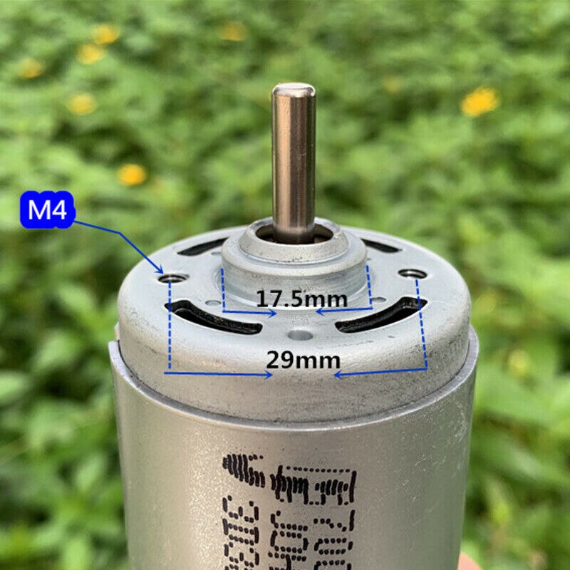 JOHNSON 775 DC Parts Motors Electric-Power-Tool Drill High-Speed 24000RPM Large Torque DC 12V 18V 20V with Cooling Fan