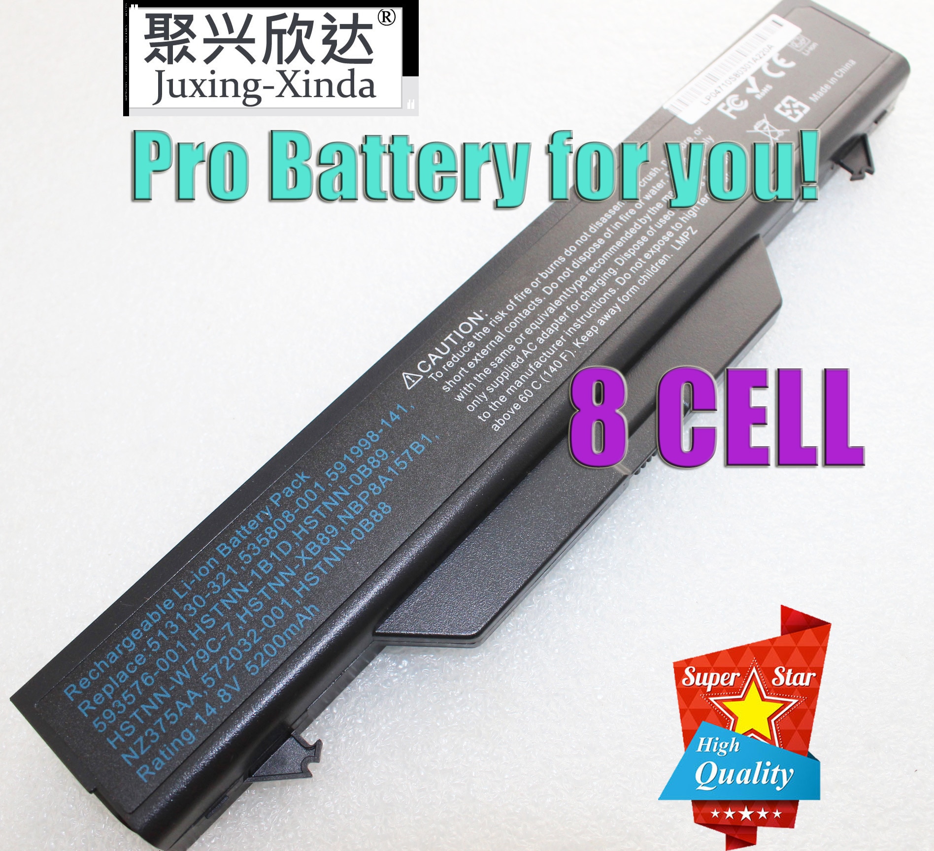 8 Cell Batterij Voor Hp Probook 4510 S 4510 S/Ct 4515 S 4515 S/Ct 4710 S 4710 S/Ct 4720 S Laptop HSTNN-OB88 XB89 513130-321 535808-001 Pc