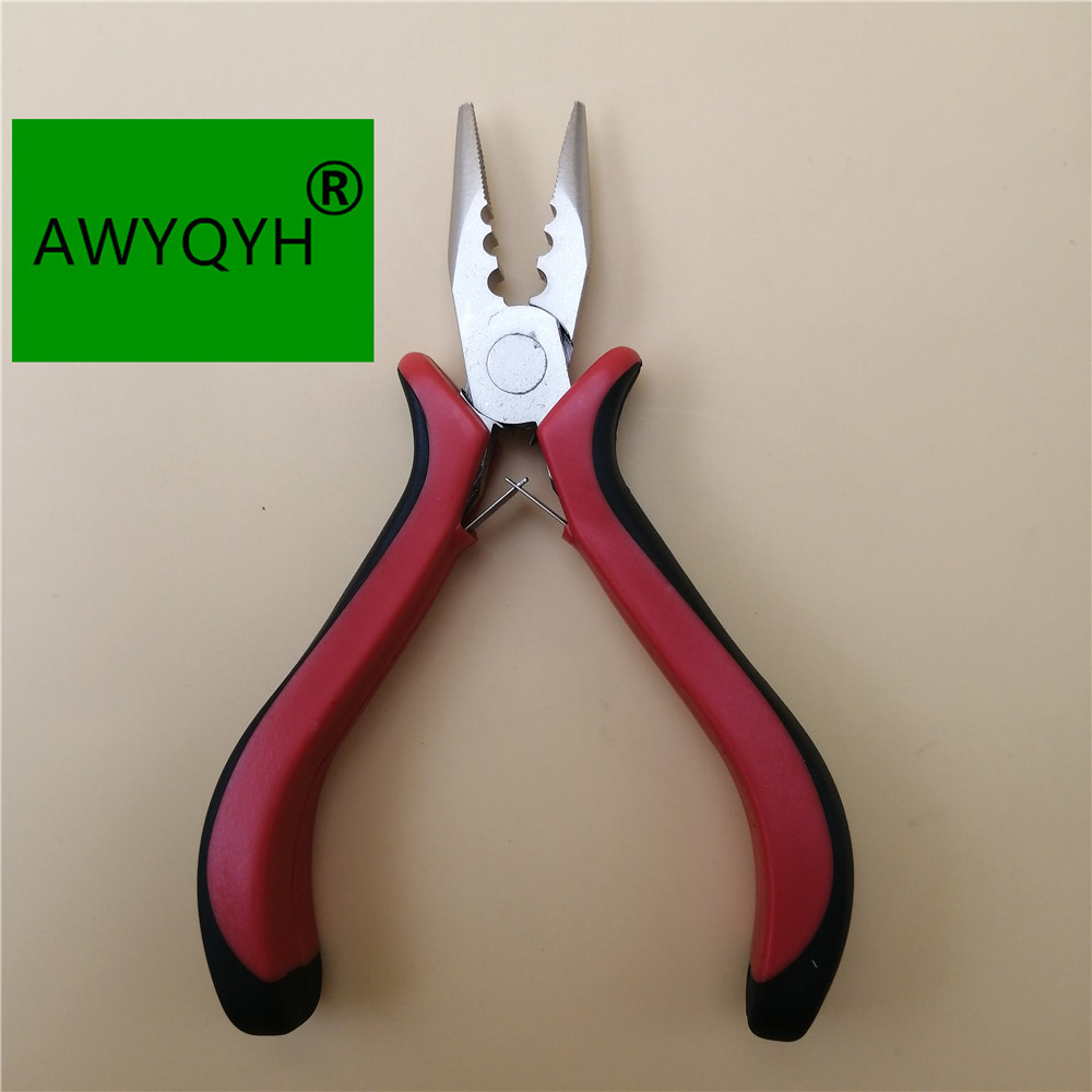 Szczypce robić przedłużania włosów szczypce robić usuwania narzędzi aplikator zacisk mikro pierścienie zmywacz szczypce robić koralików rury robić przedłużania włosów s